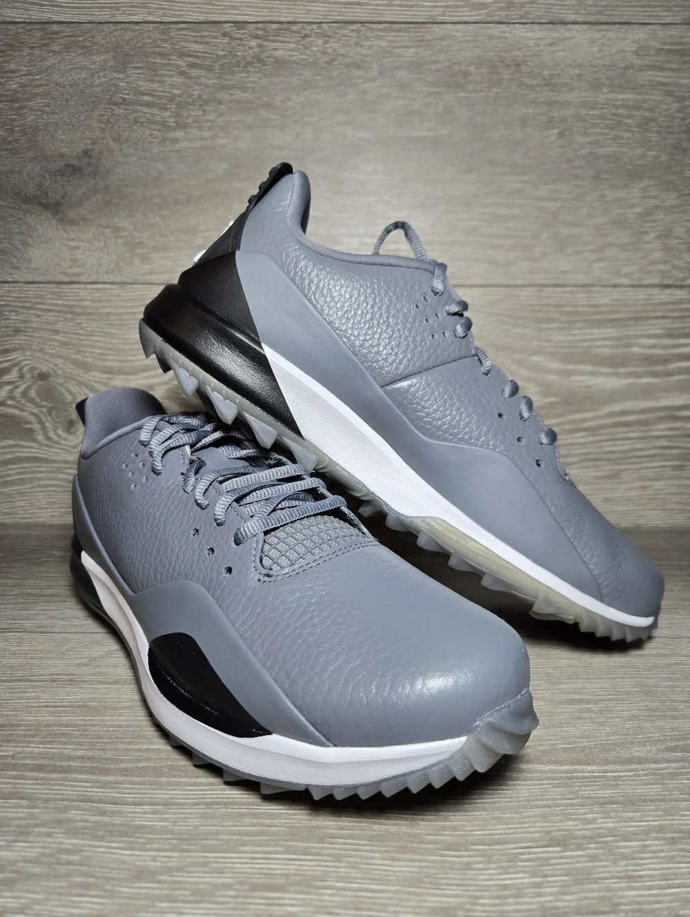 New Nike Air Jordan ADG 3 Cool Gray White Black Golf Shoes CW7242-003 Men's Sz 8